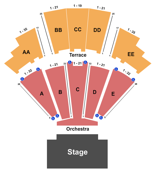 WAMU Theater Luis R Conriquez Seating Chart